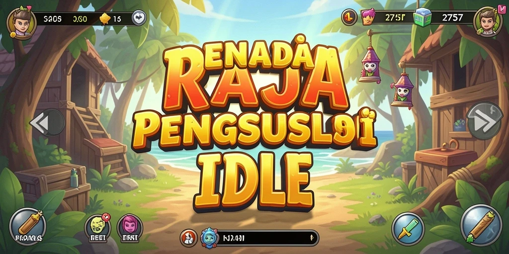 Tampilan gameplay 2757 saat mengumpulkan sumber daya secara otomatis.