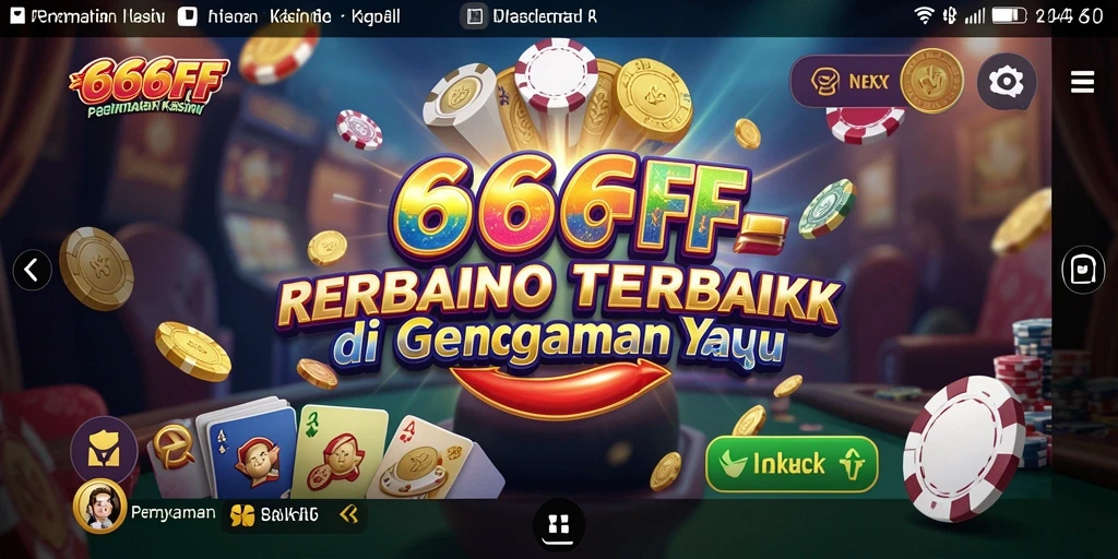 Tampilan permainan kasino di 666FF yang menarik dan memikat.