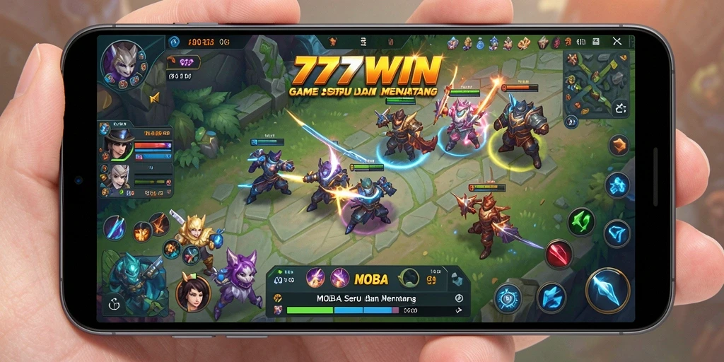 Tampilan gameplay intens dalam 777WIN yang menampilkan aksi seru.