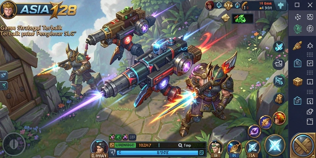 Tampilan menarik dari gameplay ASIA128 yang penuh strategi.