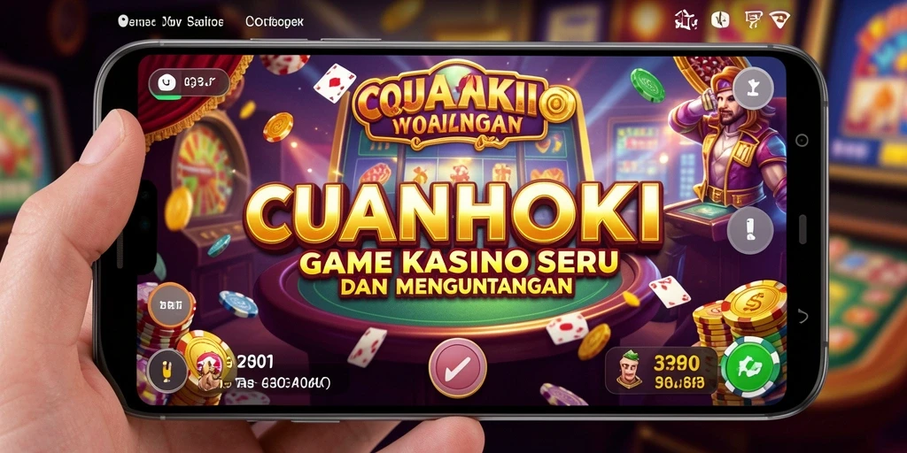 Tampilan gameplay seru di aplikasi CUANHOKI.