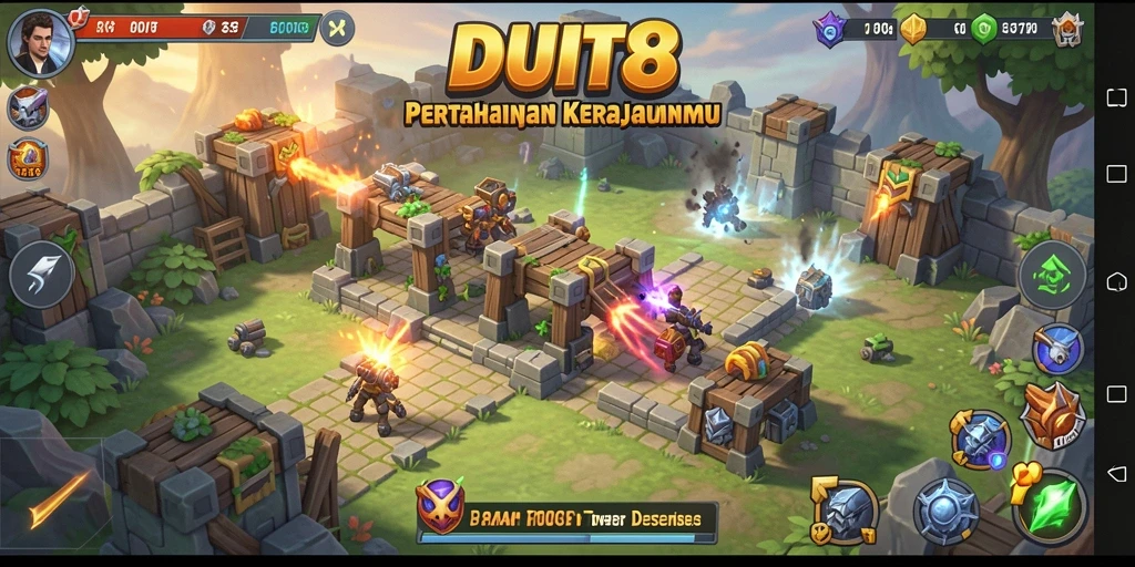 Gameplay intens dan seru di dunia Tower Defense.