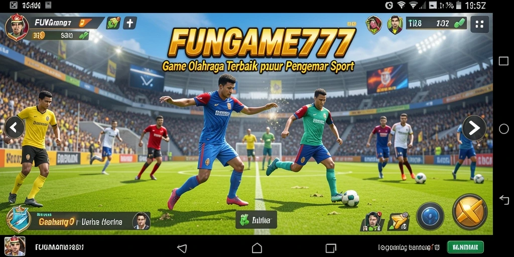 Tampilan gameplay seru dan kompetitif dalam FUNGAME777.