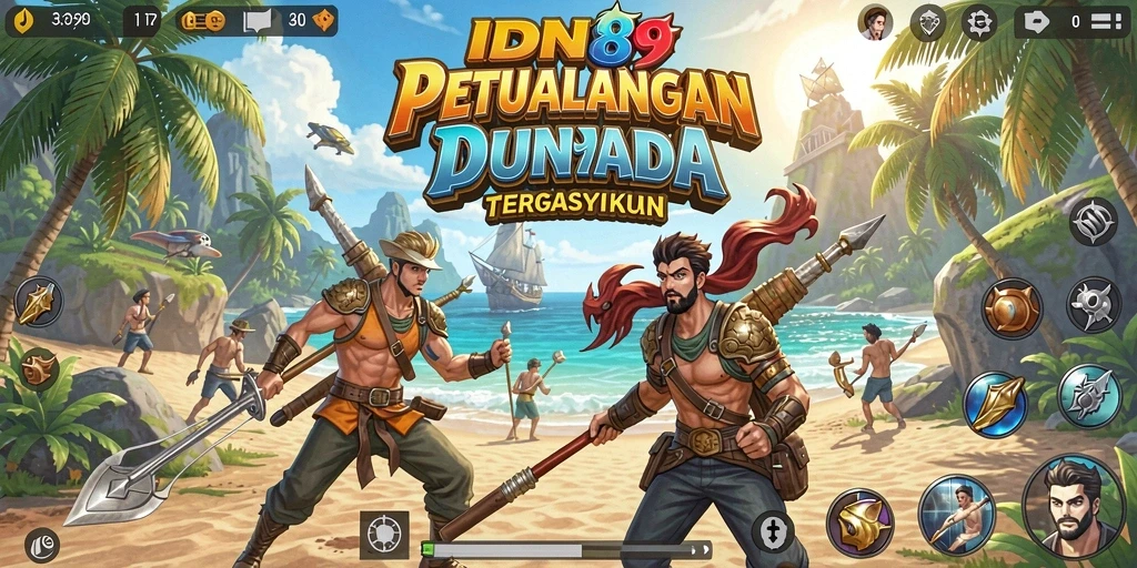 Gameplay IDN89 dengan dunia terbuka yang luas dan interaksi mendalam.