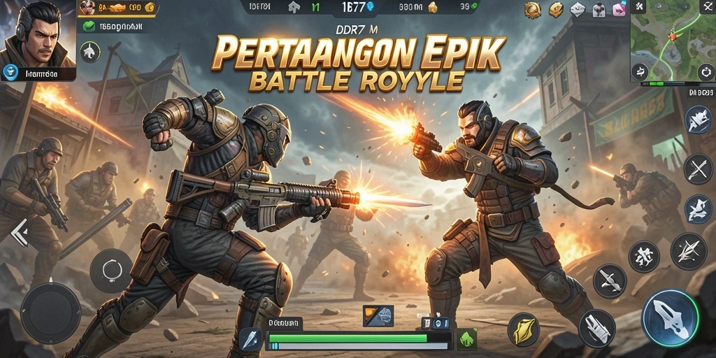 Gameplay seru dan mendebarkan di IDR77 saat bertempur melawan pemain lainnya.
