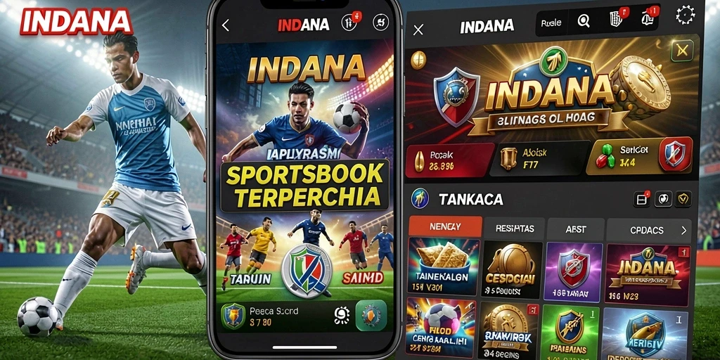 Tampilan menarik dari gameplay Sportsbook INDAAA saat memasang taruhan.