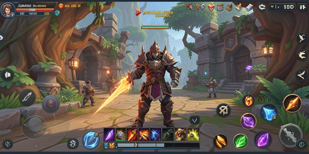 Tampilan gameplay dinamis dan menarik di JUARAGO.