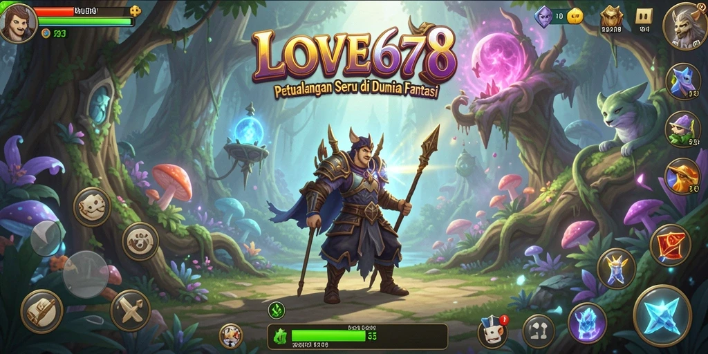 Tangkapan layar menunjukkan aksi seru dalam gameplay LOVE678.