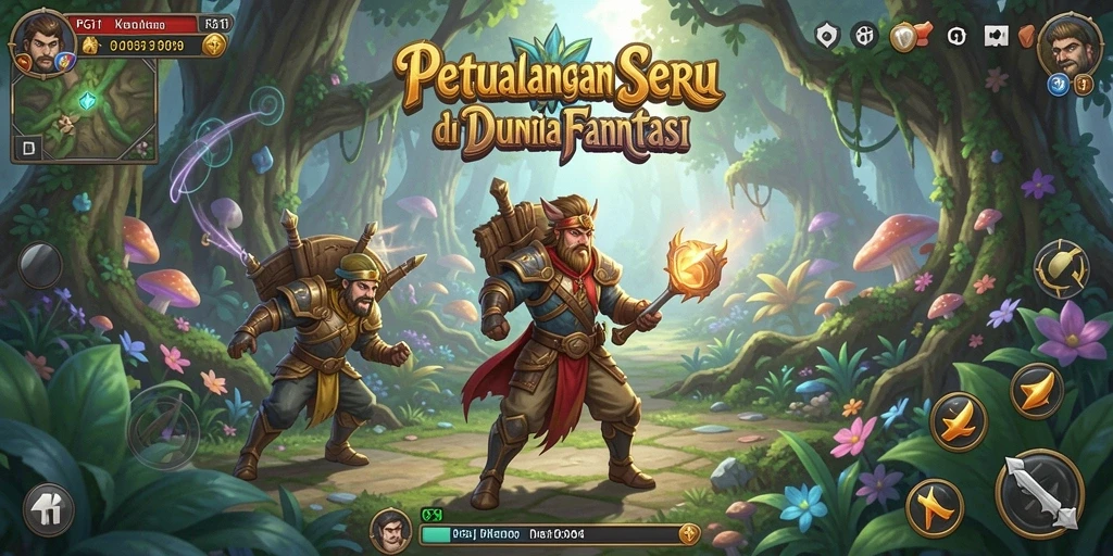 Tampilan gameplay PG11 yang menampilkan petualangan epik dan tantangan seru.