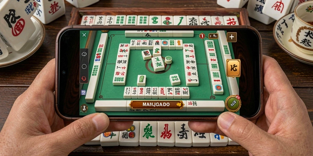 Tangkapan layar menunjukkan gameplay Mahjong yang menarik dan menantang.