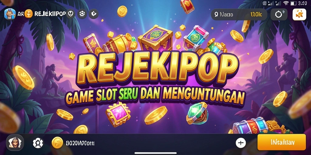 Gameplay seru dan menarik dari REJEKIPOP yang penuh warna.