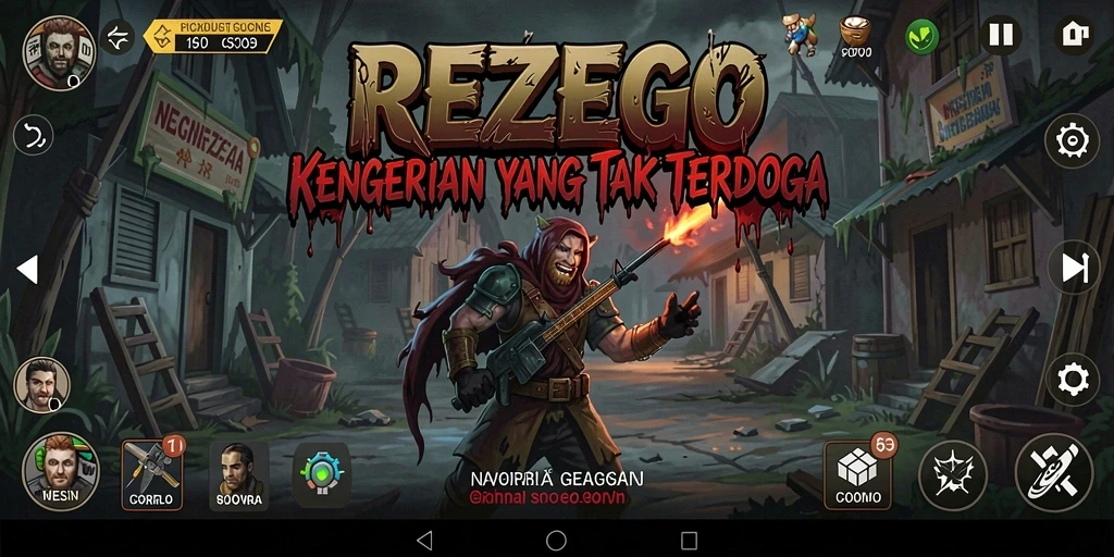 Gameplay menegangkan di dunia Horror yang gelap.