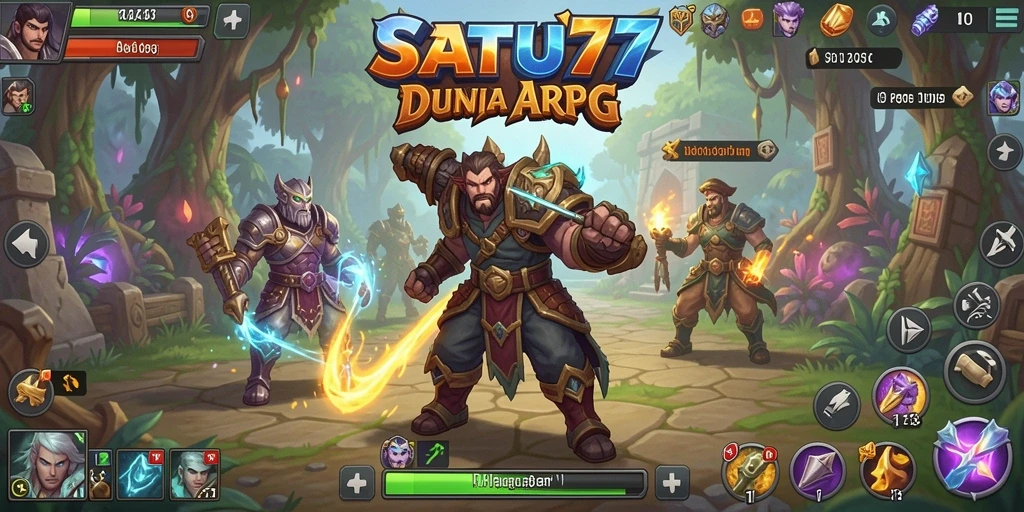 Gameplay ARPG menegangkan dalam SATU77 dengan aksi karakter yang dinamis.