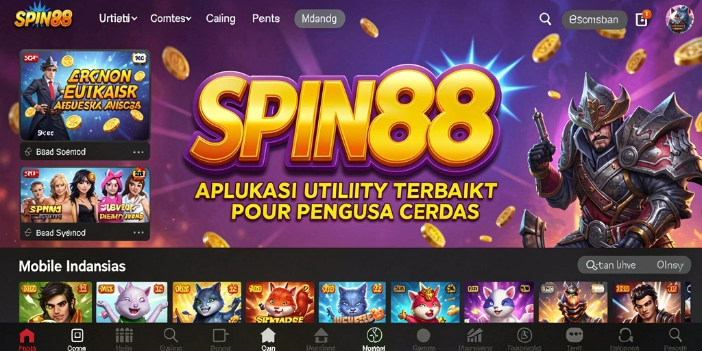 Tampilan antarmuka SPIN88 yang intuitif dan fungsional.