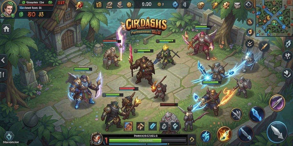 Tampilan gameplay <strong>T6</strong> yang menawan dalam dunia SLG.