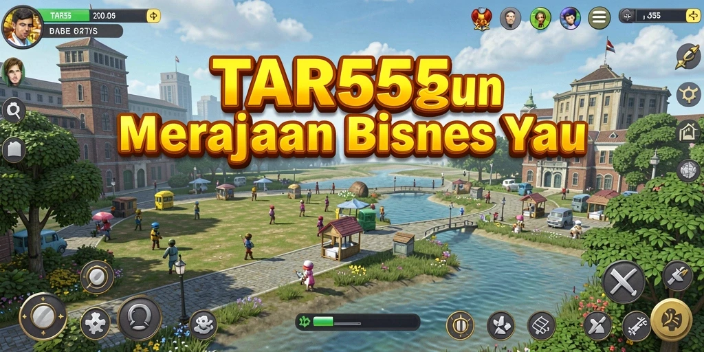 TAR555 menunjukkan gameplay Tycoon yang dinamis dan menarik.