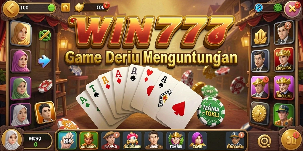 Tampilan gameplay seru dan interaktif dari WIN777